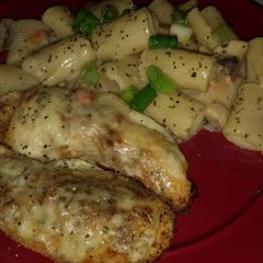 A picture of Cheesy Breaded Chicken.