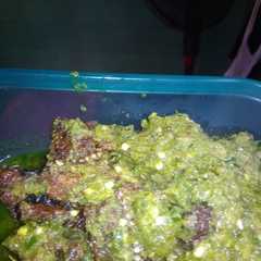 A picture of Belut cabe ijo (Baluik lado ijau).