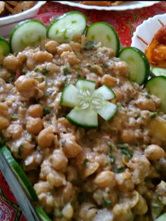 A picture of Instant Chana Chaat.