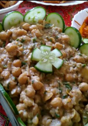 A picture of Instant Chana Chaat.