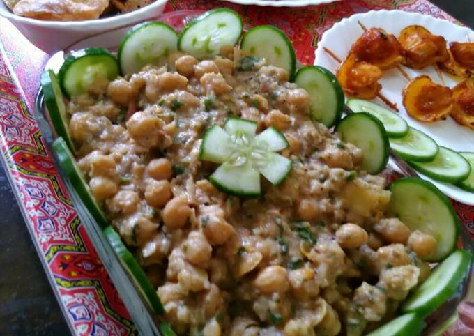 Instant Chana Chaat Recipe