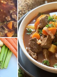 A picture of Wagyu Beef Irish Stew.