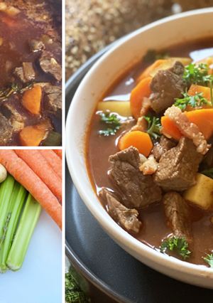 A picture of Wagyu Beef Irish Stew.
