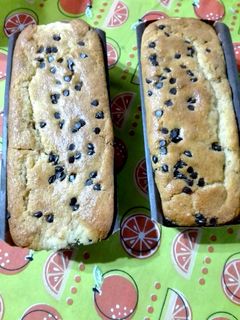 Una foto de Budín con chip de chocolates, fácil y económico