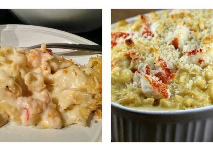 Simple Way to Make Award-winning Baked Seafood Mac n Cheese