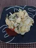 🍃Desayuno ligero-huevo con lechuga🍳