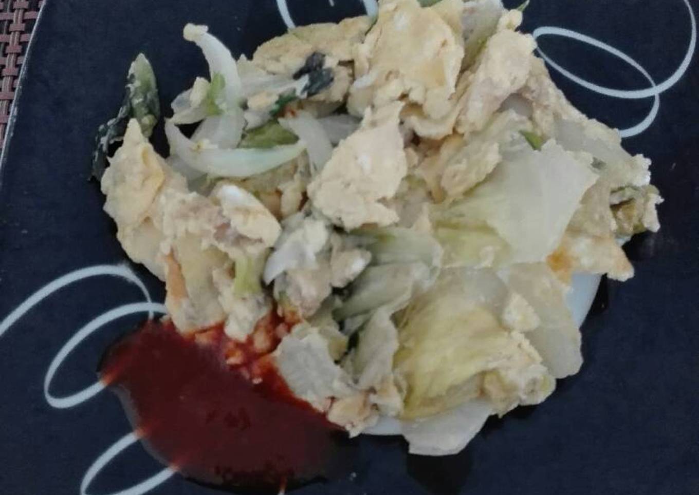 馃崈Desayuno ligero-huevo con lechuga馃嵆