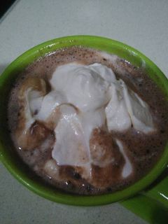 Una foto de Chocolate con nata