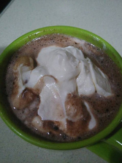 Una foto de Chocolate con nata