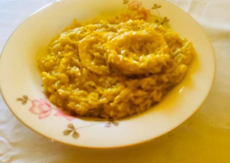 Riso al limone e curry