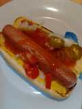 Hot dog a la mexicana. ॐ 🇲🇽
