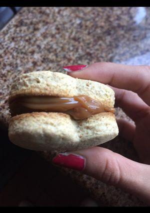 Una foto de Alfajores de maicena integrales
