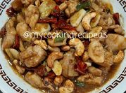 Gambar ayam cabe kering kacang mete