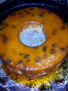 Una foto de Budín de pan con pasas