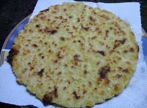 Una foto de Mbeyu "tortilla de mandioca y queso" sin gluten apto celiacos