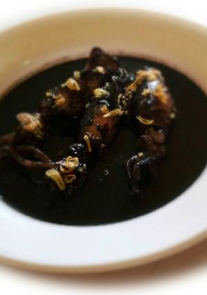 Foto resep Cumi Tinta Hitam Bumbu Pelasan khas Banyuwangi
