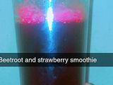 Beetroot and strawberry smoothie