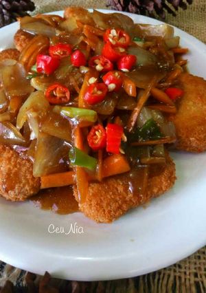 Foto resep Nugget Siram Saus Tiram