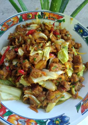 Foto resep Orak arik tempe mix kol & wortel No Msg