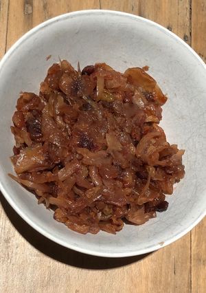 Une photo de Confiture d’oignons