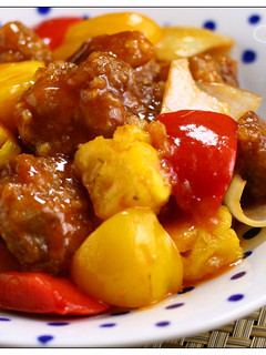A picture of Sweet and Sour Pork.