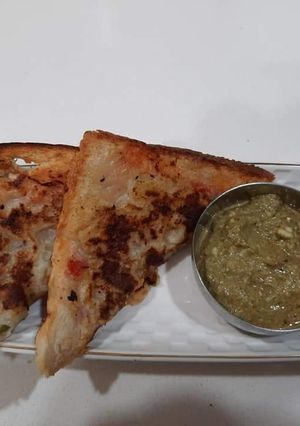 A picture of Bread pizza.