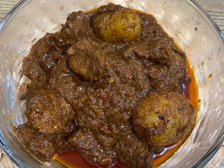 Cara Gampang Membuat Resep Rendang Daging Bumbu Indofood Instan yang Lezat Sekali Anti Ribet, Menggugah Selera