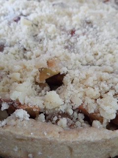 Una foto de Tarta crumble de manzanas