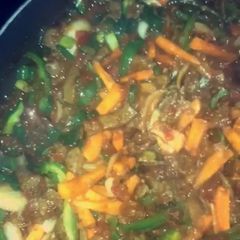 Liver & Veggies Sauce 🥕🌶🍲 A picture of Liver & Veggies Sauce 🥕🌶🍲.