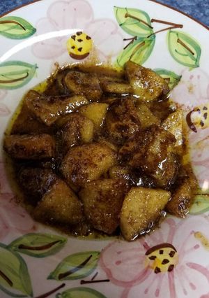 A picture of Simple Sugar Cinnamon baked apple bites.