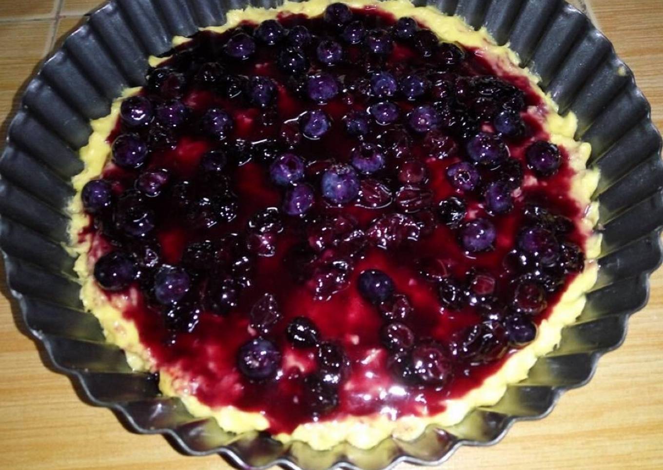 Resepi 🇨🇦 BLUEBERRY Custard Pie 🍇🍇🍇 yang Menggugah Selera dan Simpel
