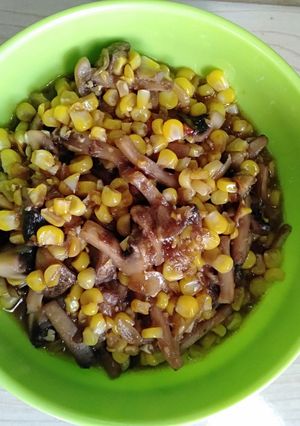 Foto resep Jamur Kancing Jagung Sauri