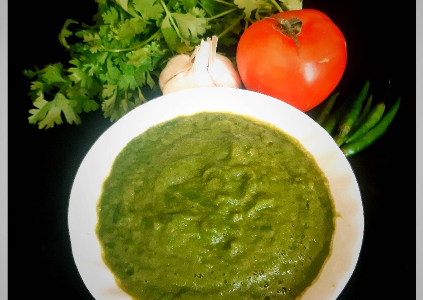 Cilantro Tomato Chutney