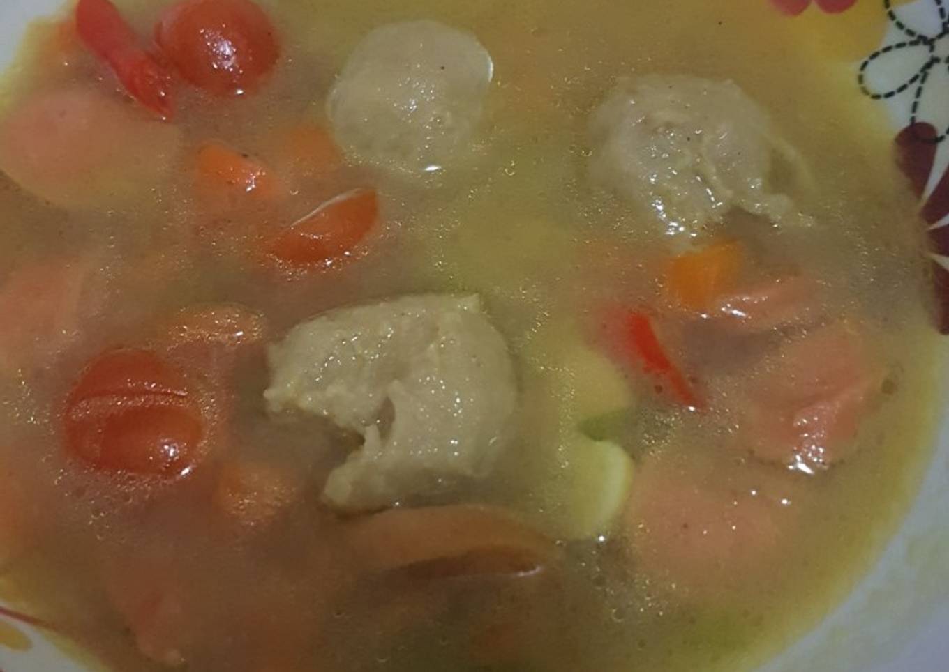 Soto bakso sosis