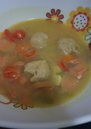 Foto resep Soto bakso sosis