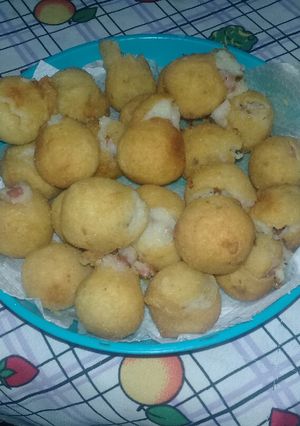 Una foto de Croquetas de papas rellenas!!!