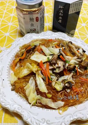 魩魚XO醬炒冬粉 的食譜成品照片