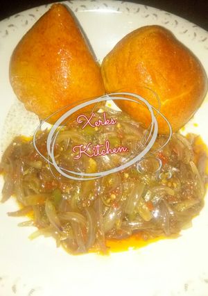 A picture of MOIMOI with ONION SOUP.