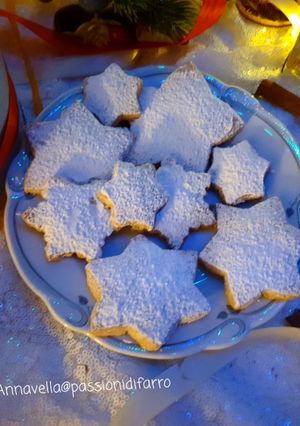 Foto di Stelle di Polvorones vegan