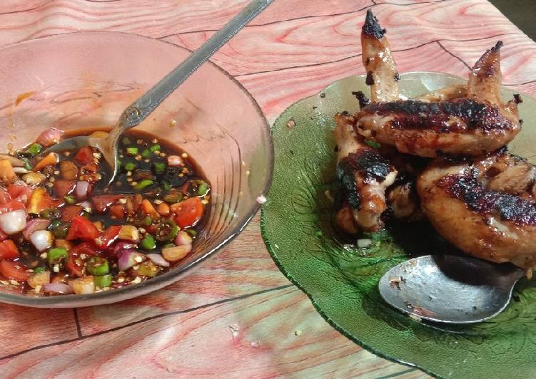 Cara Gampang Menyiapkan Ayam bakar sambel kecap pedas yang Lezat Sekali