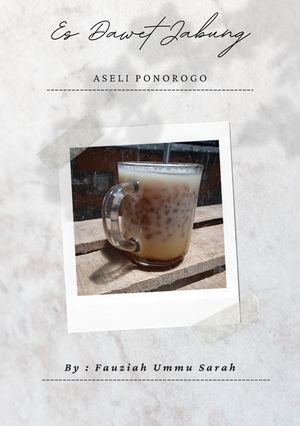 Foto resep 276. Es Dawet Jabung Asli Ponorogo