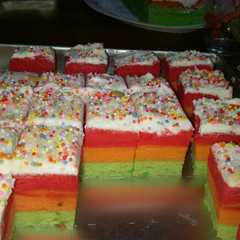 Rainbow cake kukus রেসিপির প্রধান ছবি