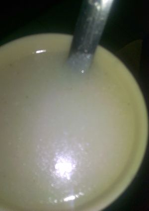 A picture of White porridge.