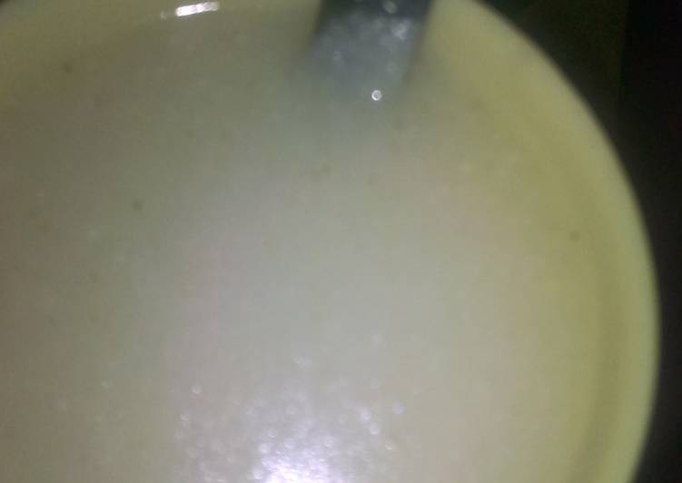 White porridge