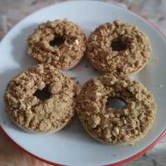 Una foto de Donas de avena y almendras