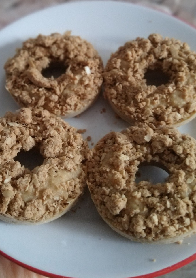 Una foto de Donas de avena y almendras