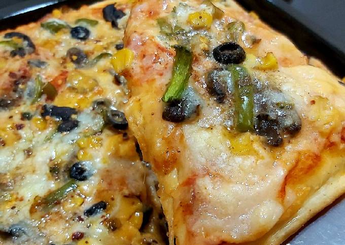 Mushroom dual cheese Pizza