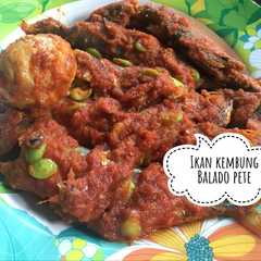รูปของ Ikan kembung balado pete