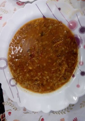 عکسی از دستور سوپ جو