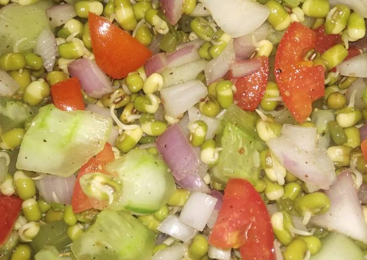 Simple Way to Prepare Super Quick Homemade Sprouts salad